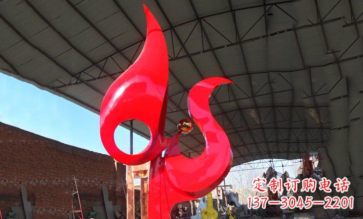 达州不锈钢抽象动物雕塑