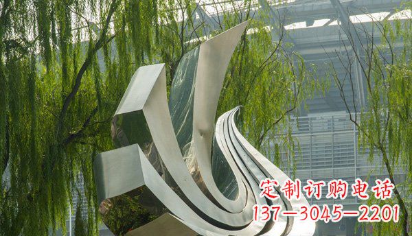 达州不锈钢抽象动物鸽子雕塑