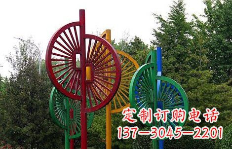 达州不锈钢风车雕塑——动态美的艺术结晶