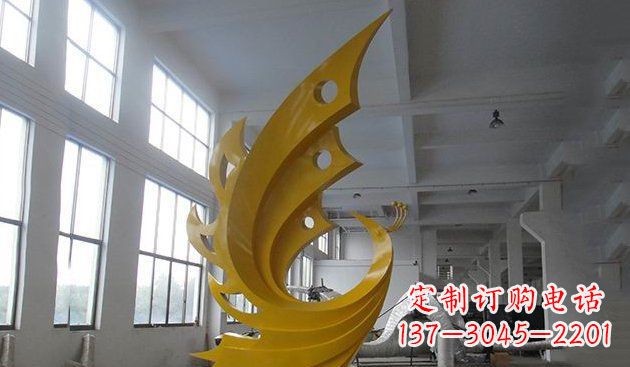 达州不锈钢凤凰雕塑——给生活添彩