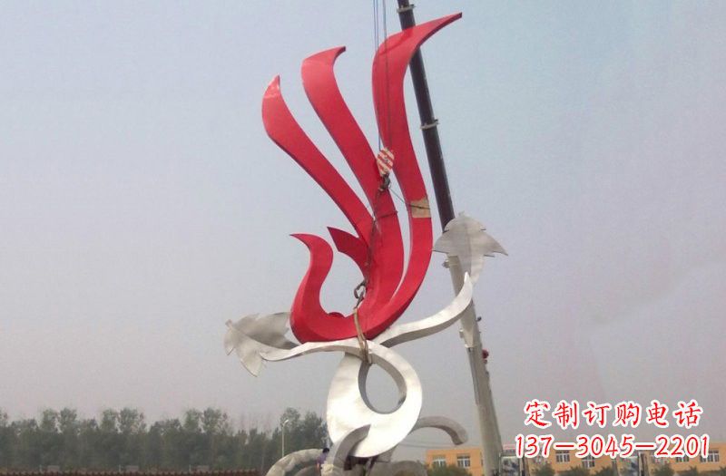 达州不锈钢凤凰雕塑安装介绍