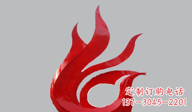 达州不锈钢凤凰雕塑——传承古代文化之美