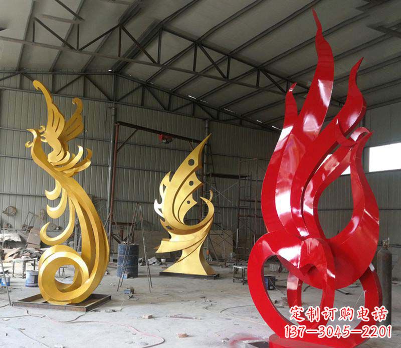 达州不锈钢凤凰雕塑