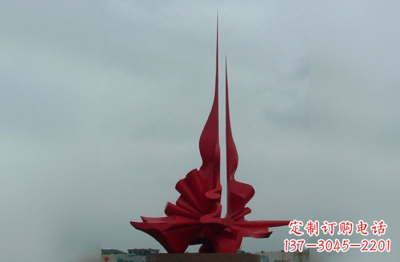 达州精美不锈钢火炬雕塑