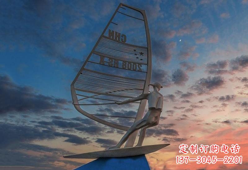达州不锈钢帆船雕塑——象征着美丽的梦想