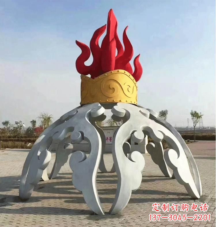 达州不锈钢拱门雕塑精致而又充满艺术气息
