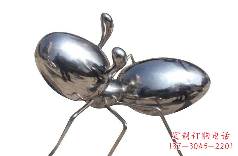 达州不锈钢抽象蚂蚁雕塑
