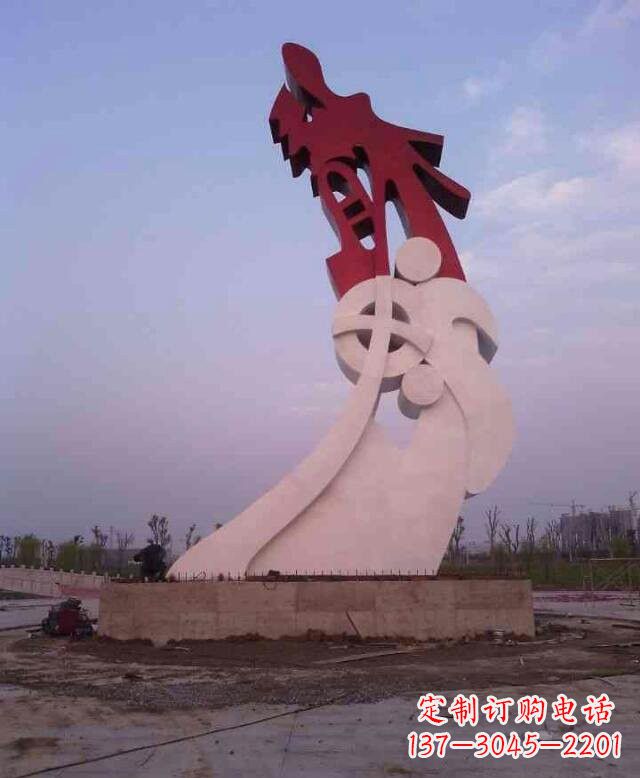 达州不锈钢龙雕塑点亮龙城市景观