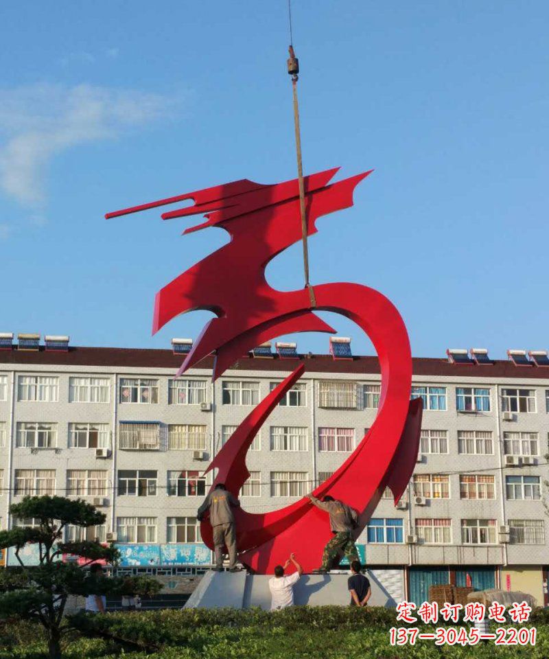 达州不锈钢龙雕塑展现龙城市景观之美