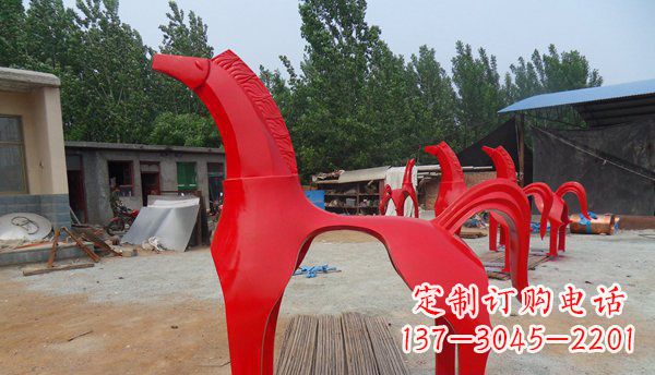 达州不锈钢马雕塑精致而经久