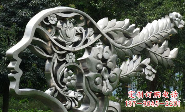 达州不锈钢头像雕塑——精美绝伦
