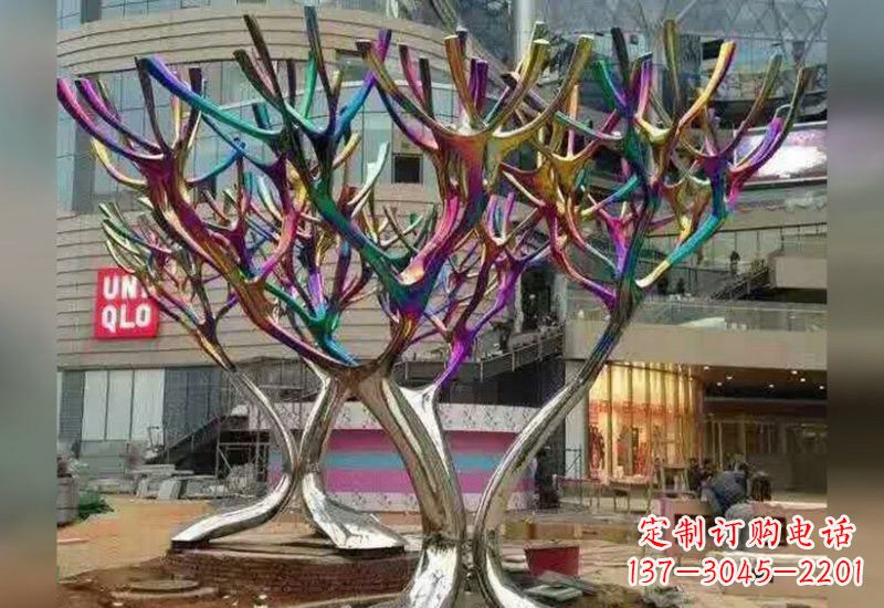 达州不锈钢树枝雕塑自然的美丽