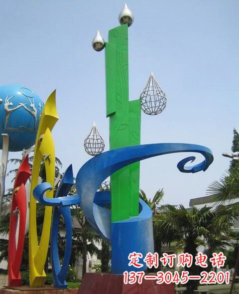 达州不锈钢水滴雕塑非凡的艺术美学