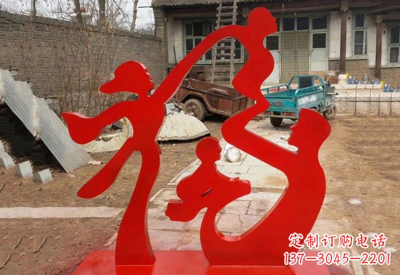 达州不锈钢福字雕塑给家庭带来更多福气