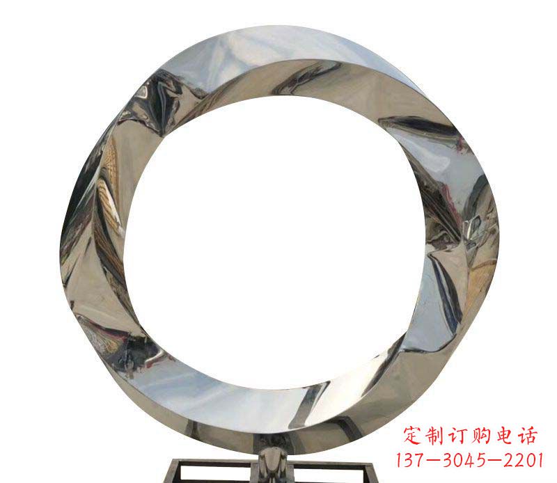 达州不锈钢抽象圆环