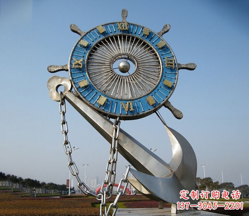 达州不锈钢船舵雕塑展现精湛工艺
