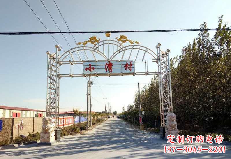 达州不锈钢牌坊雕塑让美丽的传统永存