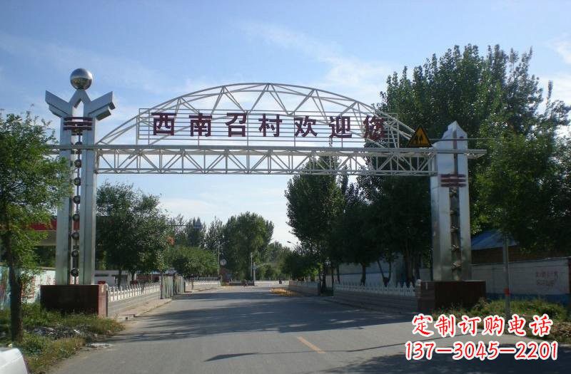 达州不锈钢牌坊雕塑传承传统文化