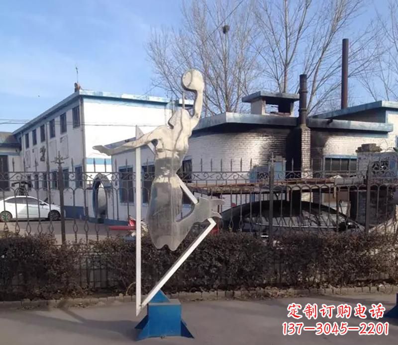达州不锈钢打高尔夫雕塑