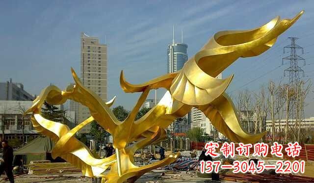 达州不锈钢大雁雕塑——一件传承中华文化的艺术杰作