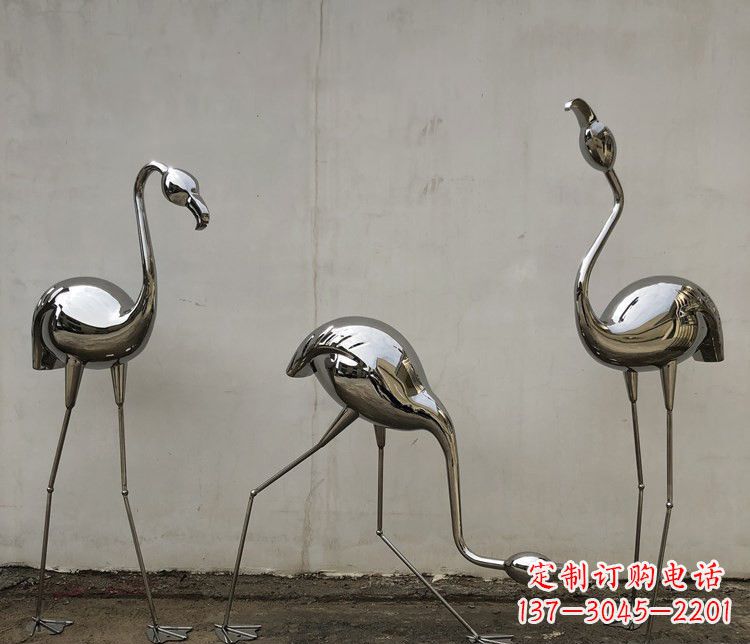 达州不锈钢锻造火烈鸟雕塑