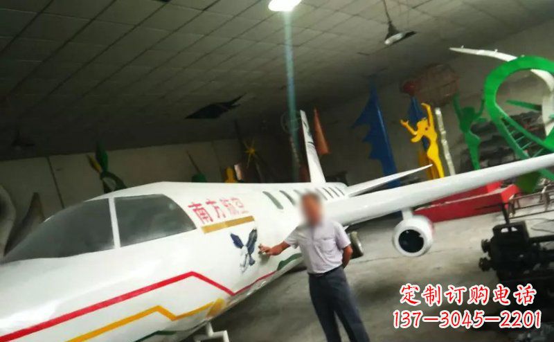 达州不锈钢飞机雕塑精美的艺术作品