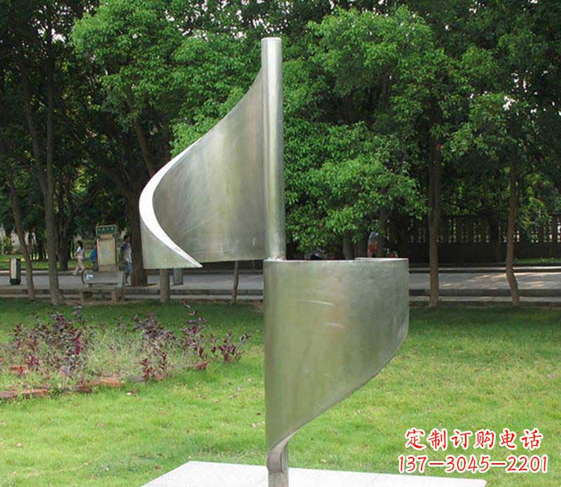 达州精美不锈钢风车雕塑