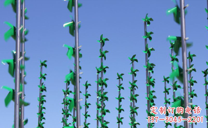 达州不锈钢风车雕塑灵动而又精致