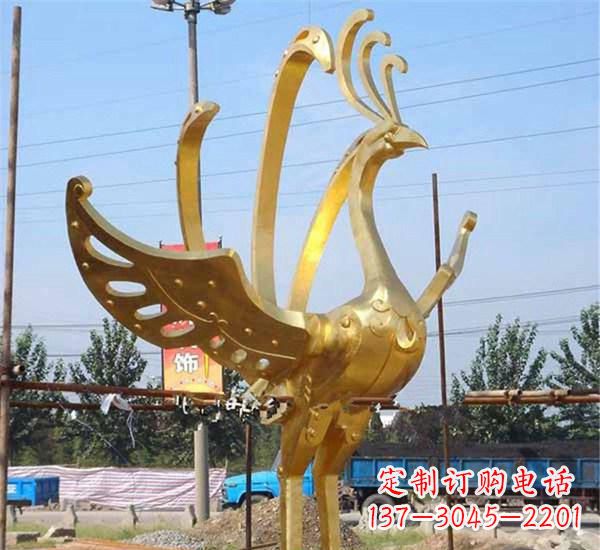 达州不锈钢凤凰雕塑
