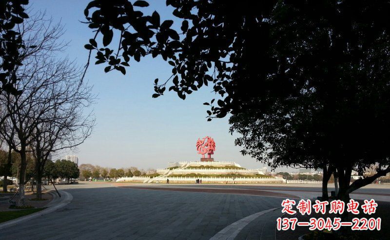 达州不锈钢凤凰雕塑——展现传统文化之美