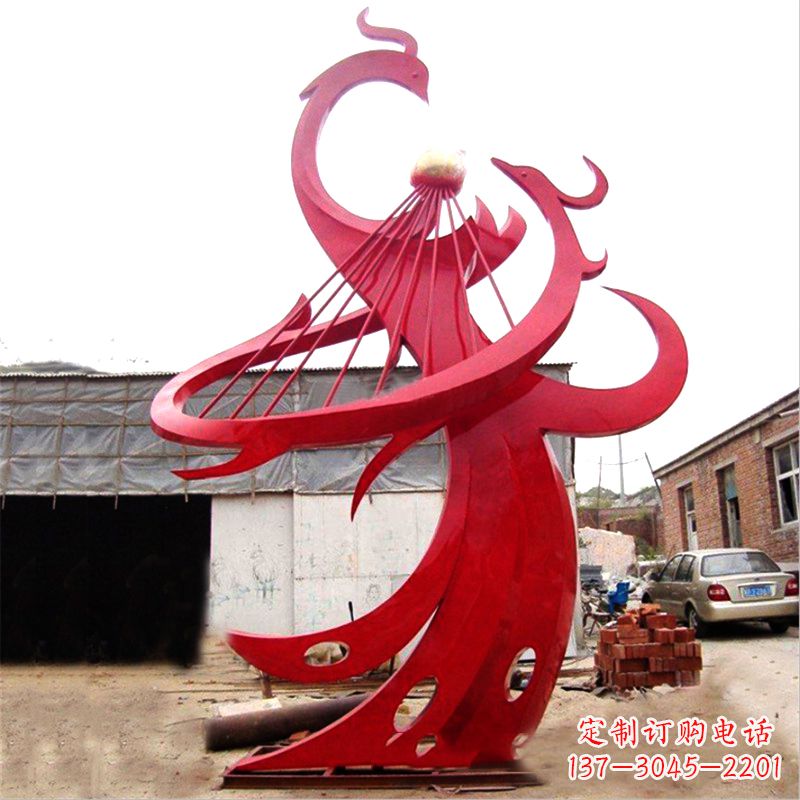 达州不锈钢凤凰景观雕塑