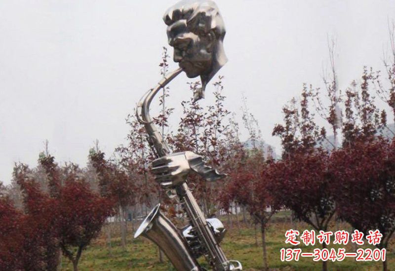达州不锈钢萨克斯雕塑艺术与音乐的结合