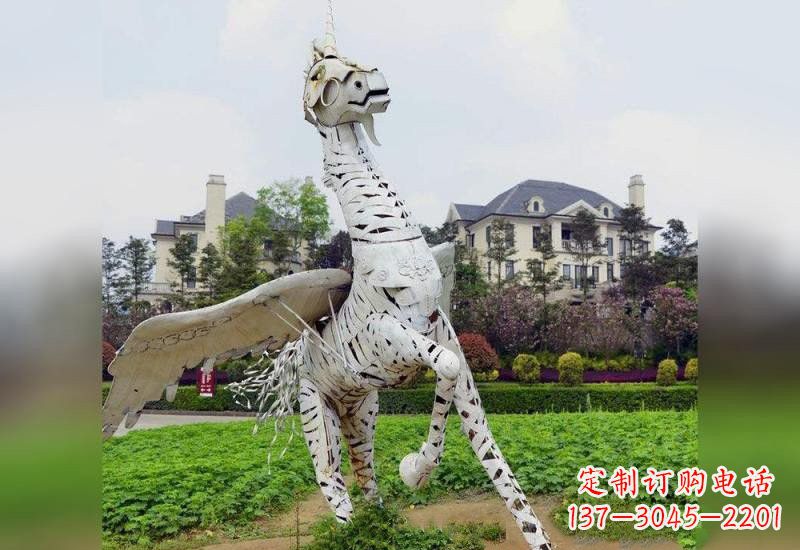 达州不锈钢独角兽雕塑