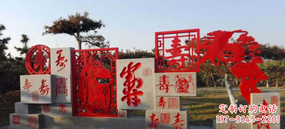 达州福禄寿雕塑不锈钢公园的精美礼物