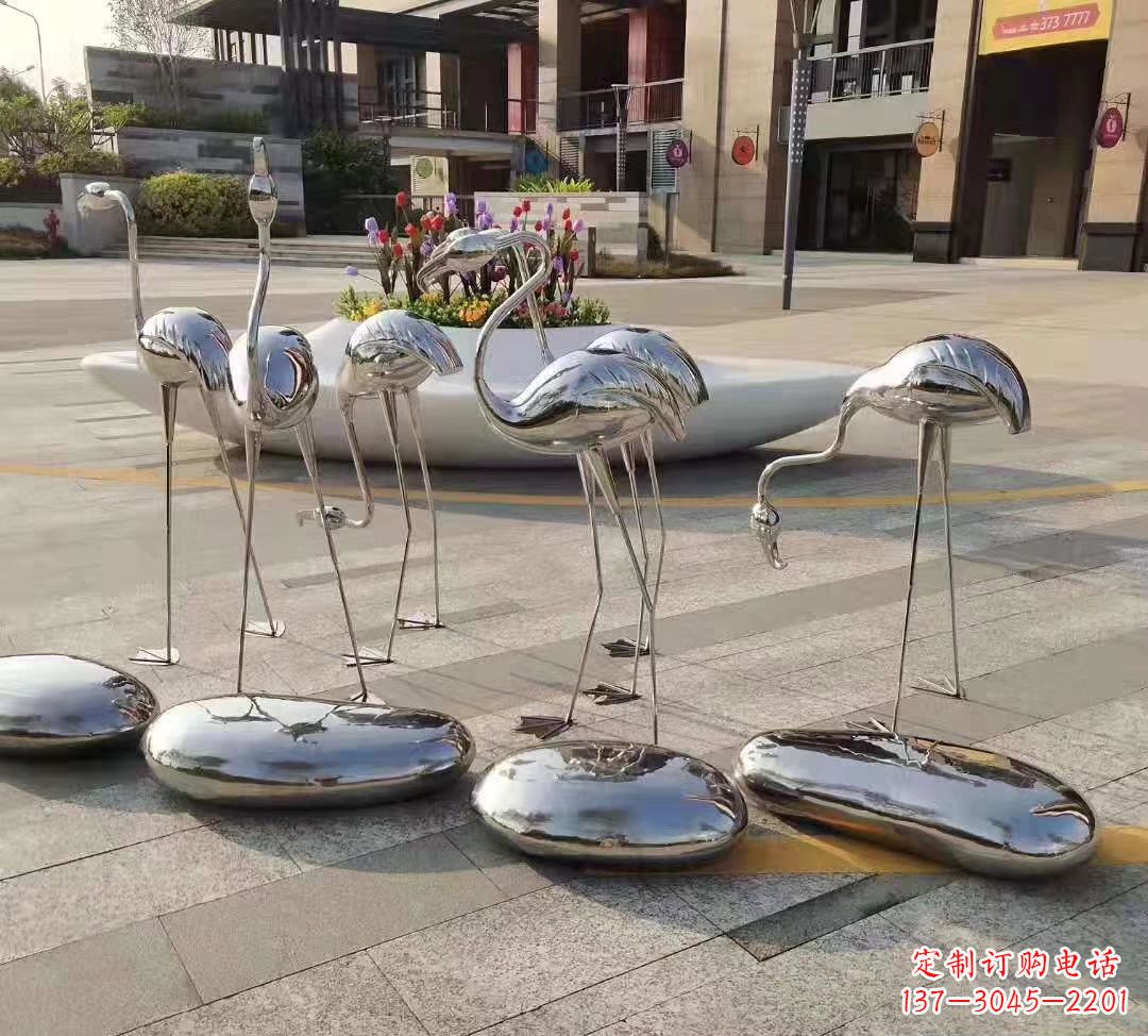 达州鹅卵石雕塑不锈钢公园的美丽礼物