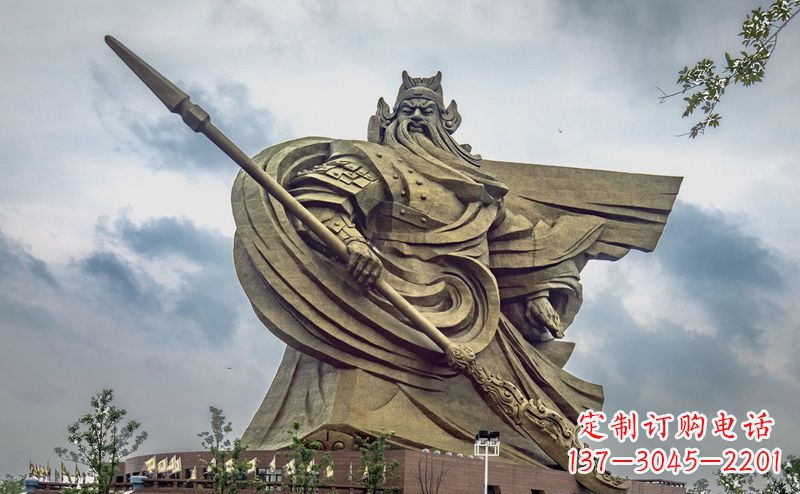 达州不锈钢关公广场雕塑传承中华文化