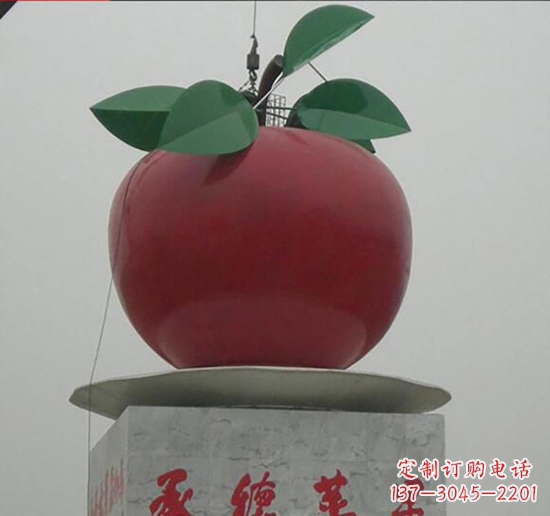 达州不锈钢苹果雕塑一件充满艺术气息的作品