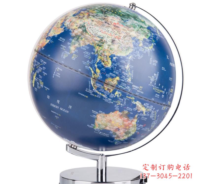 达州不锈钢广场地球仪雕塑