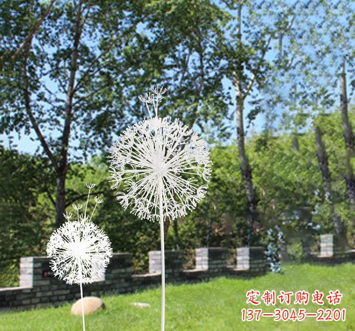 达州不锈钢广场蒲公英雕塑