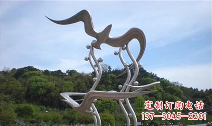 达州不锈钢海鸥景观雕塑