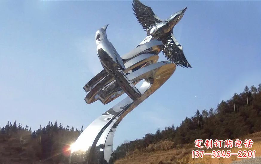 达州不锈钢动物雕塑——美化城市环境