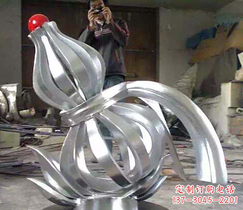 达州不锈钢葫芦雕塑艺术与科技的完美结合