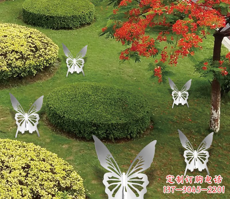 达州不锈钢蝴蝶雕塑12