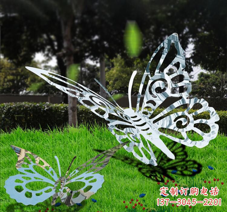 达州不锈钢蝴蝶昆虫雕塑