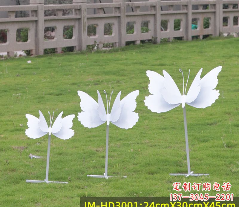 达州不锈钢蝴蝶组合雕塑精美的艺术品
