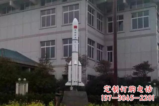 达州不锈钢火箭雕塑给城市带来无限美