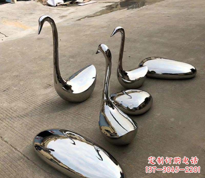 达州不锈钢镜面鹅卵石座椅