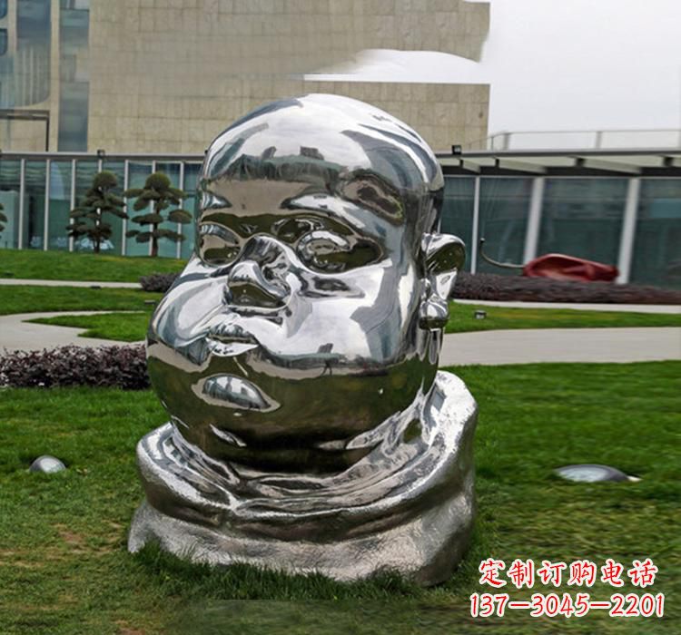 达州不锈钢镜面儿童雕塑