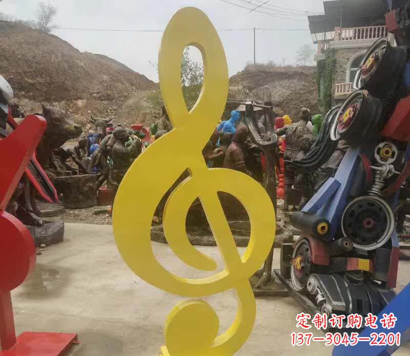 达州不锈钢音符雕塑美丽而持久的艺术