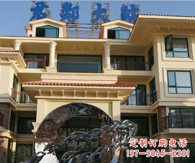 达州不锈钢鲤鱼跃龙门雕塑